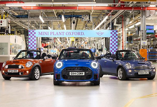 全新minicooper敞篷版下线