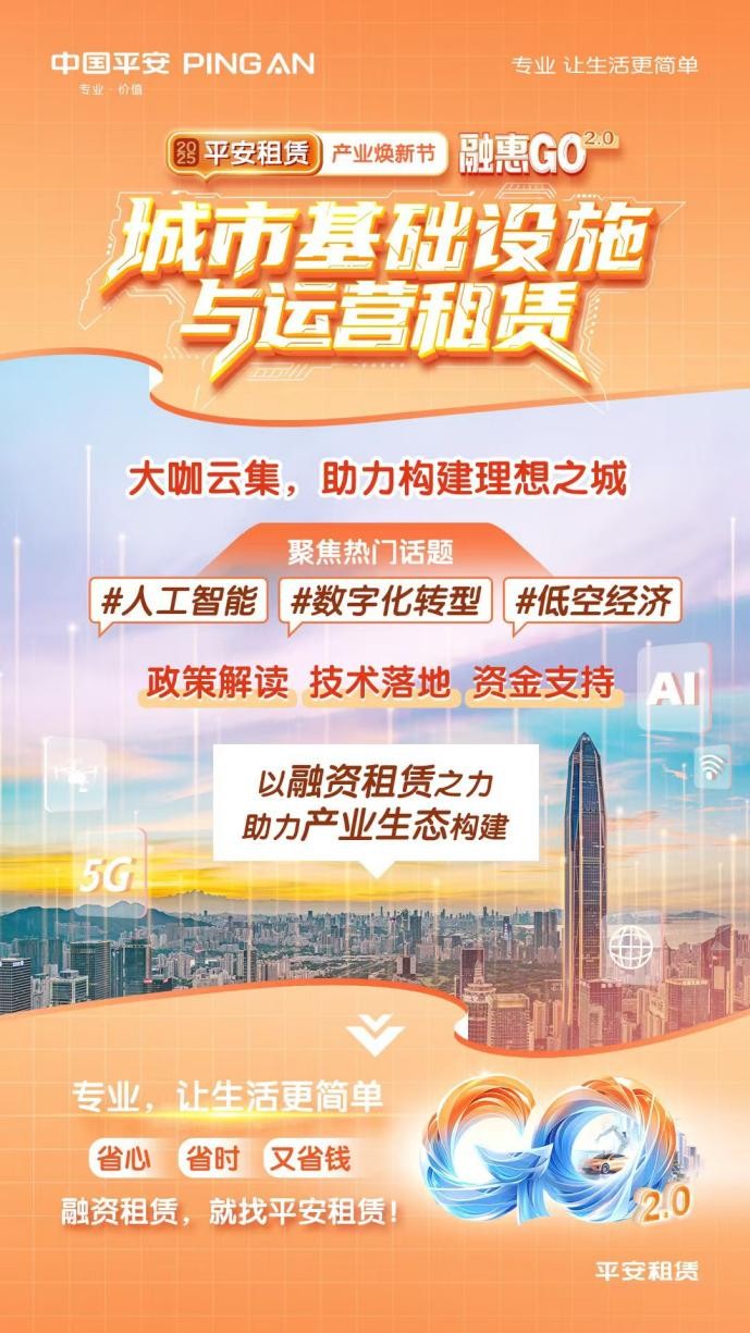 【2025融惠go】 聚焦前沿,平台升级平安租赁助推智慧城市转型发展