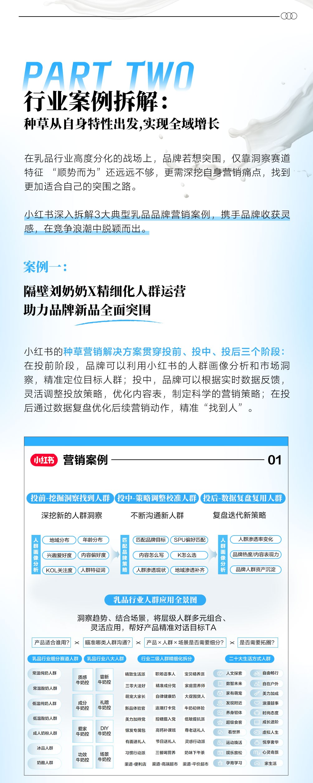 小红书|乳品行业细分赛道洞察拆解案例找到突围新法