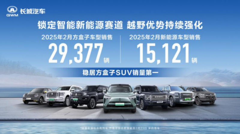 长城汽车2月业绩亮眼,智能化转型步伐稳健前行