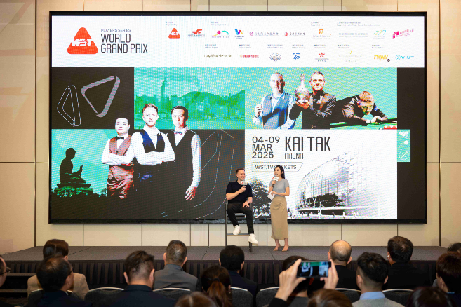 金利来连续三年成为斯诺克世界大奖赛的官方唯一指定服装品牌