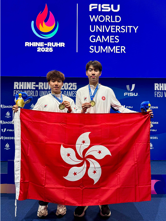 港城大学子闪耀世大运:陈颢桦乒乓男双夺冠创历史