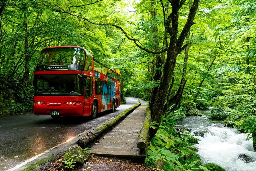 activity “keiryu open top bus tour“ 2 - hoshino resorts oirase keiryu hotel